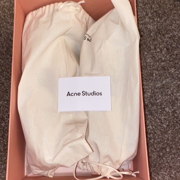 Acne Studios Low-top sneakers.Wht/Blu.Never worn/in original box.Men’s size 10 - Picture 10 of 11